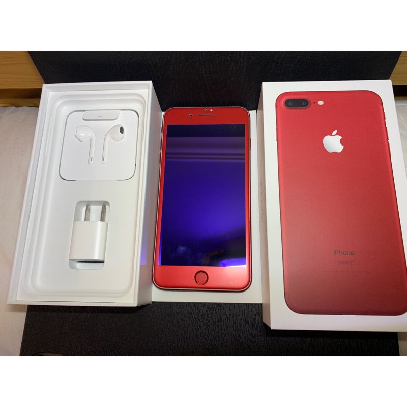 台灣公司貨 完整盒裝Apple iPhone 7 Plus 256GB 紅