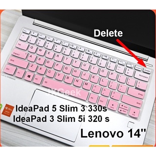 LENOVO 長襪聯想鍵盤保護套 14 英寸 Ideapad 5 Slim 3 Slim 5i Ideapad 330s