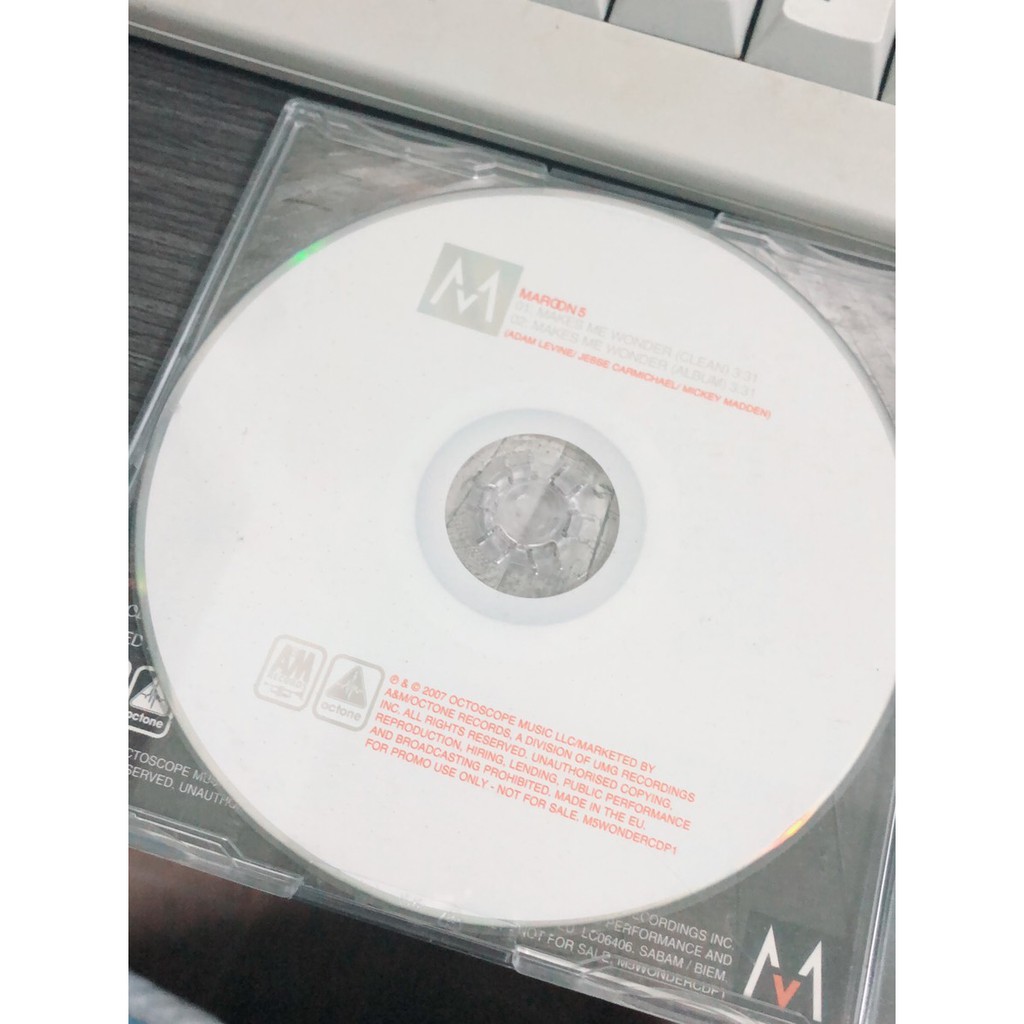 Maroon 5魔力紅Makes Me Wonder單曲歐版CD 進口CD 可收藏