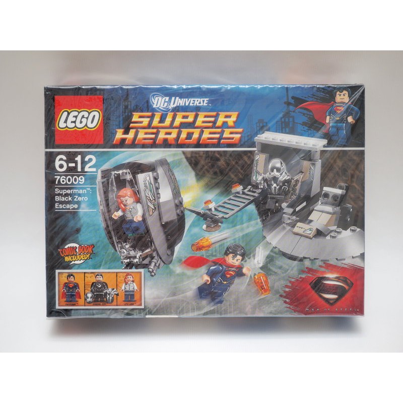 LEGO 樂高 76009 DC 超級英雄 超人 超級英雄 Superman: Black Zero Escape