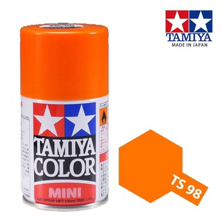 【模型屋】TAMIYA 田宮 模型 噴漆 噴罐 油性漆 #85098 TS98 TS-98 純橙色(100ml)