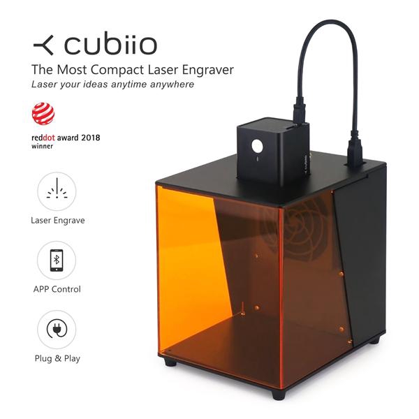 cubiio掌上型雷射雕刻機 Suit Black eslite誠品