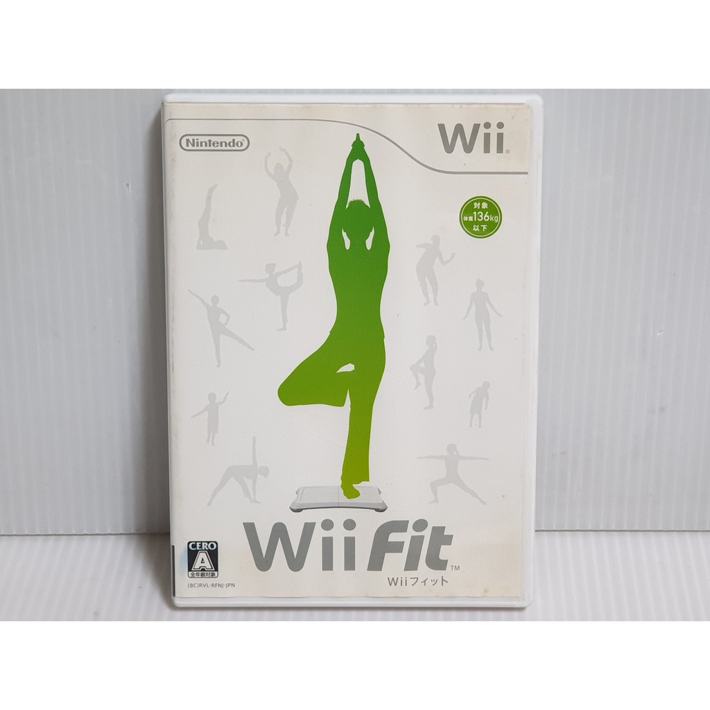 {哈帝電玩}~任天堂Wii 原版遊戲 Wii 塑身 Wii Fit 中文版 光碟小刮 有盒無書~