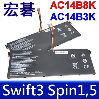宏碁 Acer AC14B3K AC14B8K 原廠規格 電池 SF313-51 SF314-51G SF314-52G