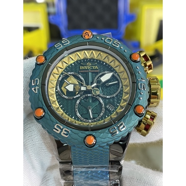 INVICTA英威塔龍六 DC聯名款水行俠 （限量版）瑞士朗達Z60機芯  豪邁霸氣石英腕錶