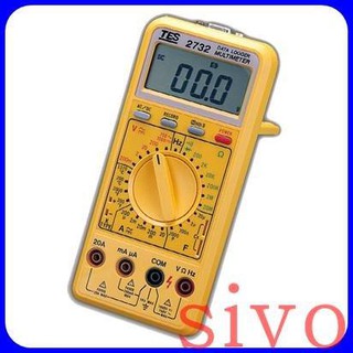 泰仕 TES-2732A TES2732A 會記憶的萬用電錶與RS-232視窗介面