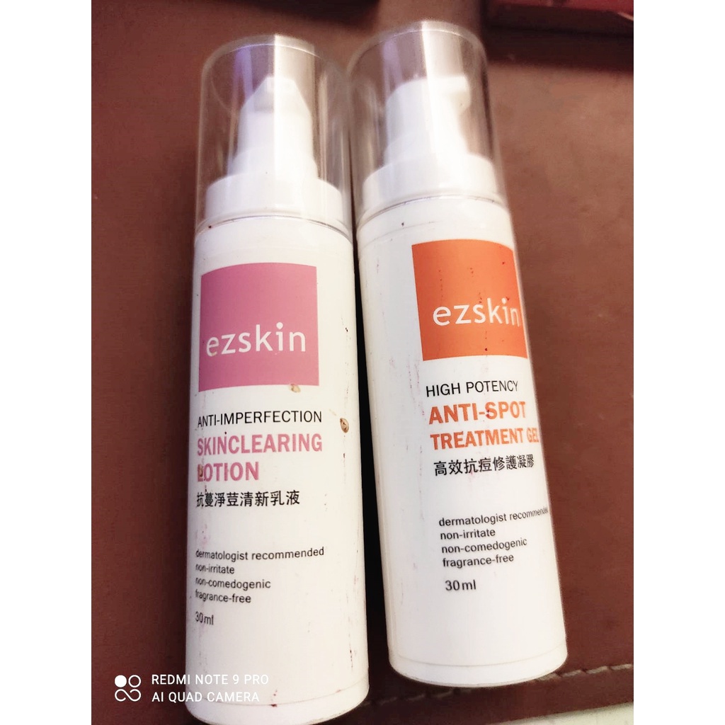 二手輕鬆美膚 EZSKIN 高效抗荳修護凝膠&amp;抗蔓淨荳清新凝膠