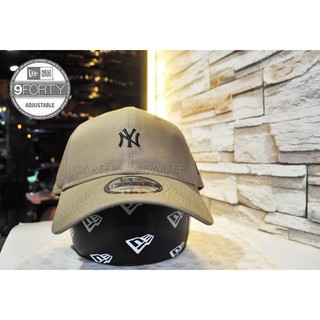 New Era x MLB NY Yankees Khaki Mini Logo 卡其色迷你logo洋基鴨舌帽