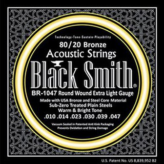 亞洲樂器 Black Smith BR-1047 黃銅 民謠吉他弦、韓國品牌