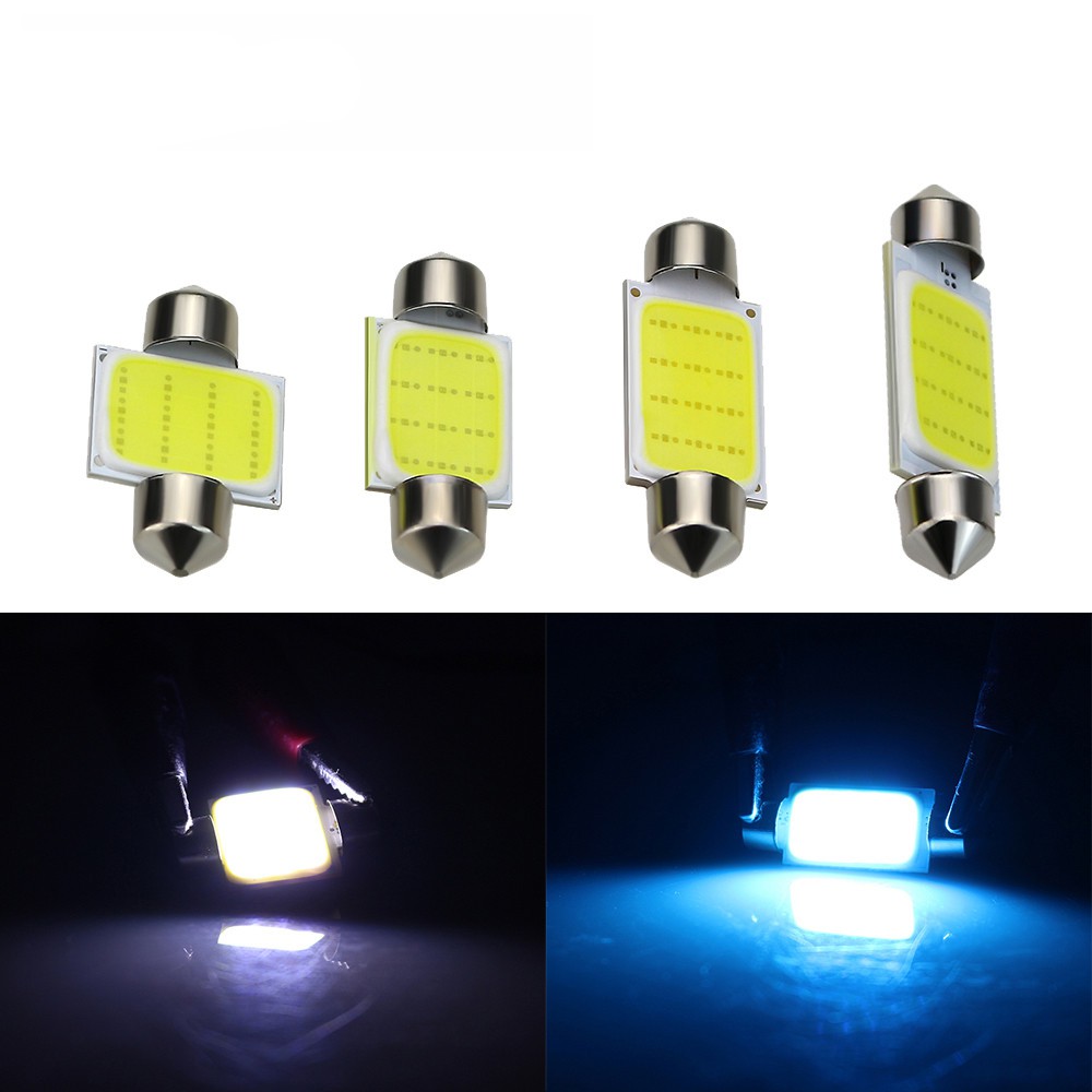 雙尖 COB LED 白光 冰藍光 閱讀燈 室內燈 牌照燈 雙尖頭 直上 31mm 36mm 39mm 41mm