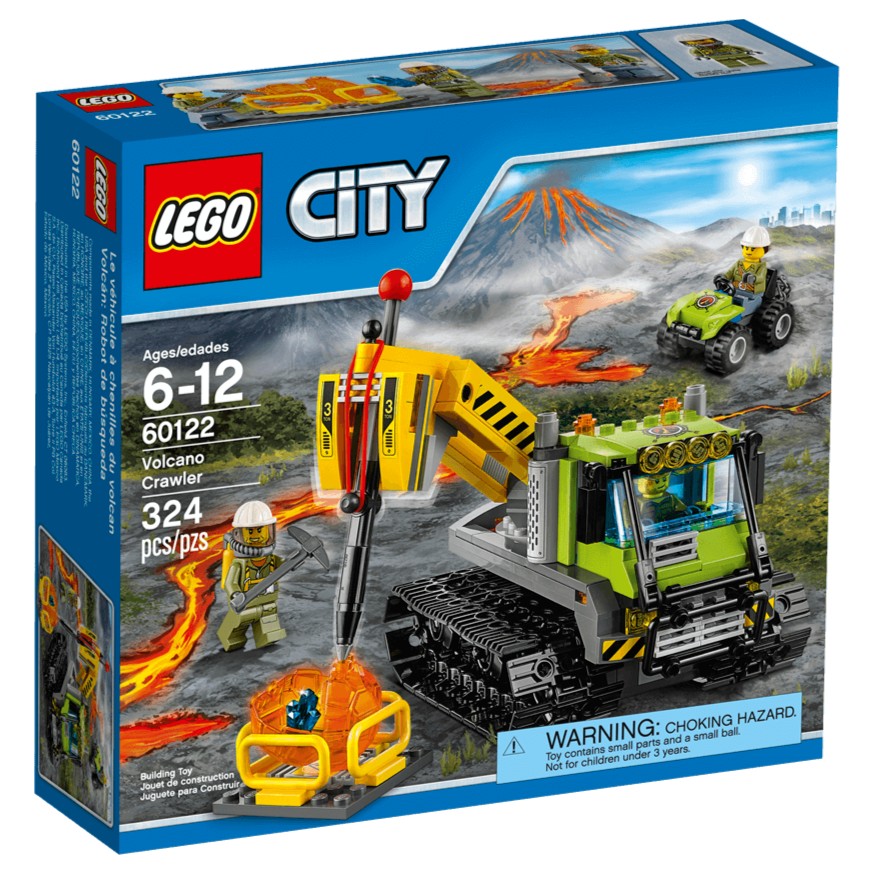 [點子樂高］Lego 60122 火山履帶探勘車，高雄可面交
