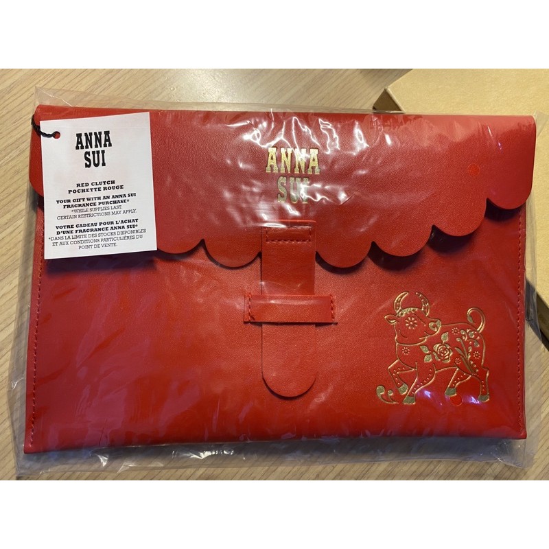 Anna Sui 專櫃正品的贈品生肖化妝包收納包手拿包萬用包 蝦皮購物