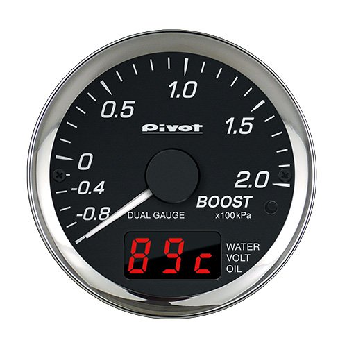 【明水自動車】【有發票】PIVOT-DPB多功能表(渦輪/水溫,電壓)可選配油溫