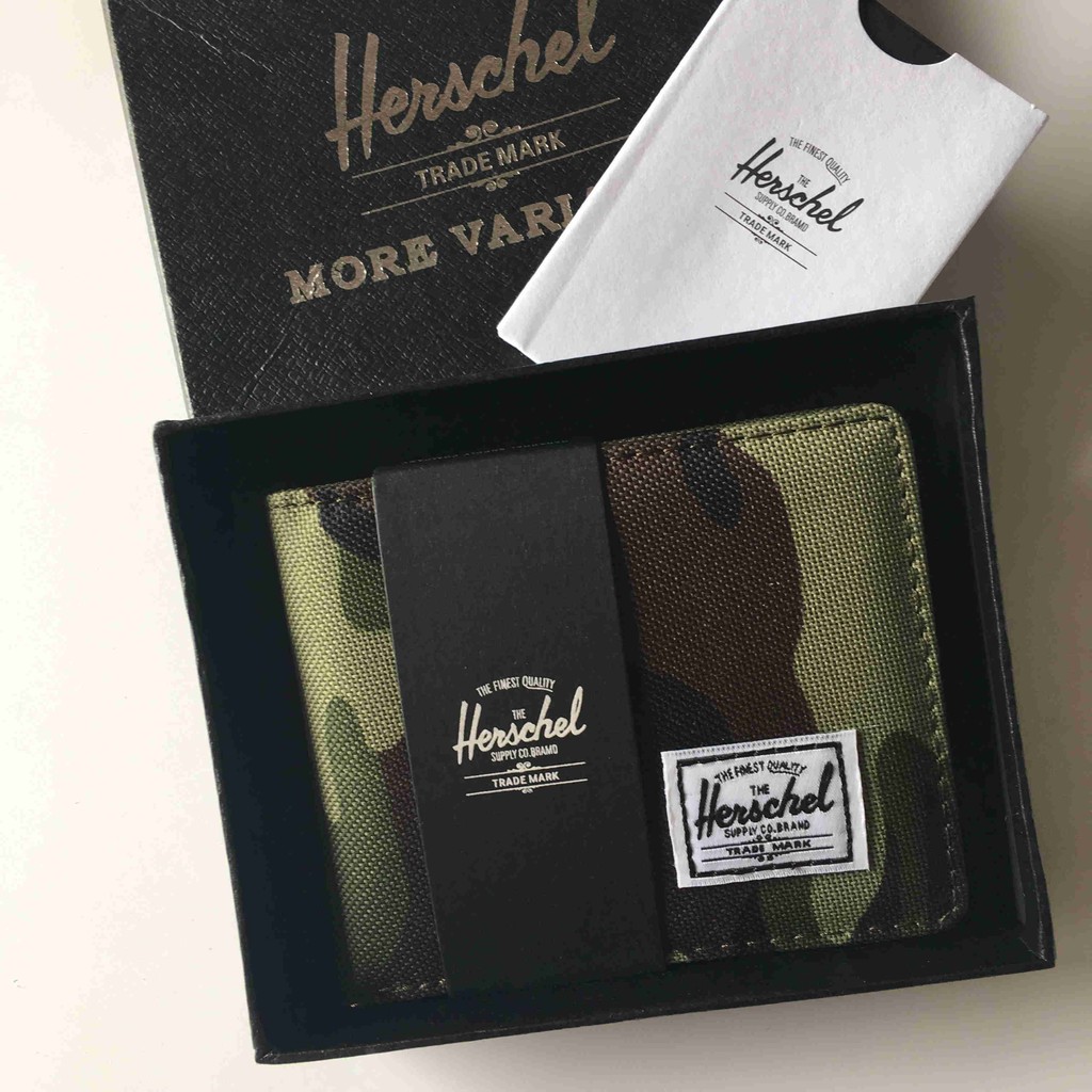 Herschel Roy Wallet Coin  零錢袋 帆布 皮夾 短夾