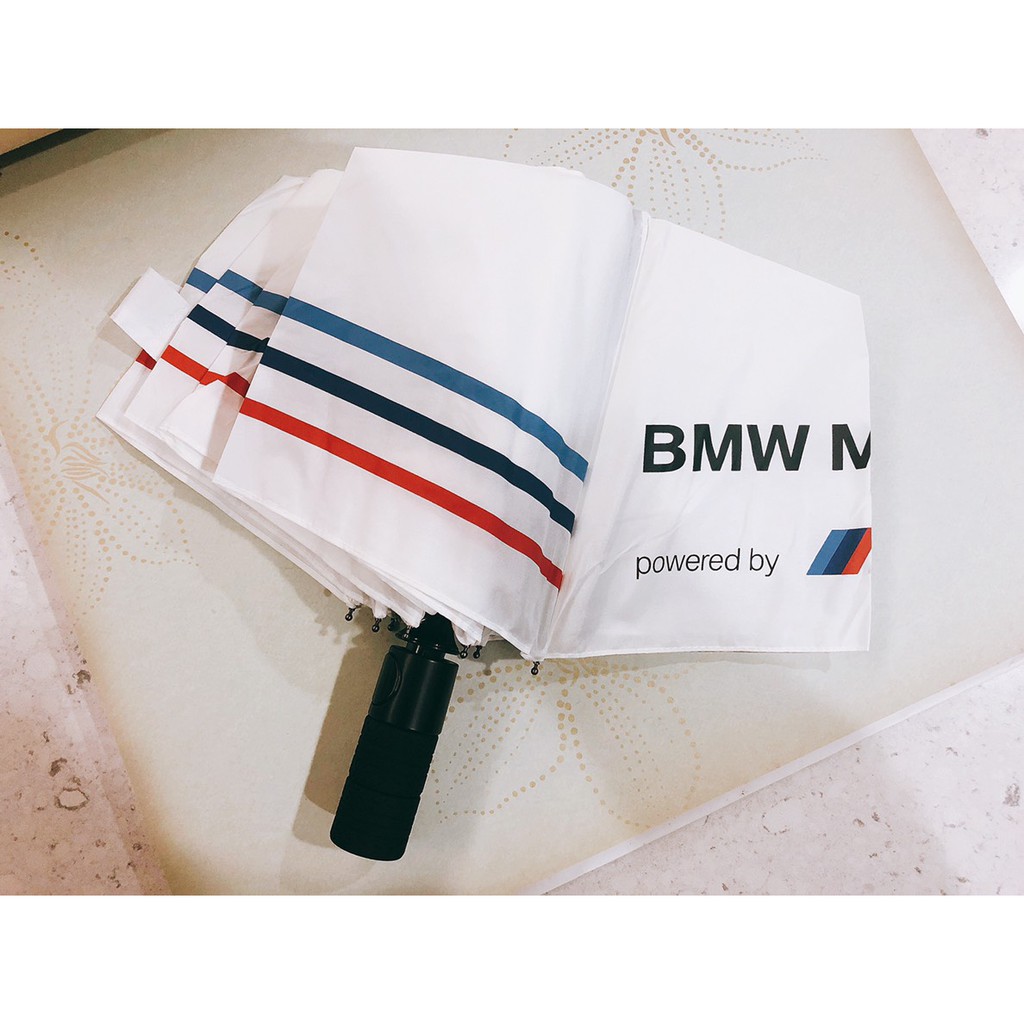 BMW 寶馬 Motorsport 自動傘附白色掛鉤～現貨～超人氣又好時髦