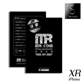 [耐用不碎邊]Mr.com軍規3D康寧玻璃保護貼-For iPhone XR/ iPhone 11