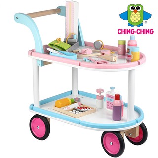 【UP101】親親 Ching Ching 救護推車 木製玩具 益智 互動玩具 扮家家酒 兒童玩具 MSN17075