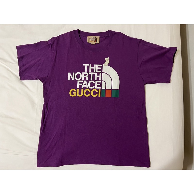 Gucci x The North Face 聯名紫T-shirt