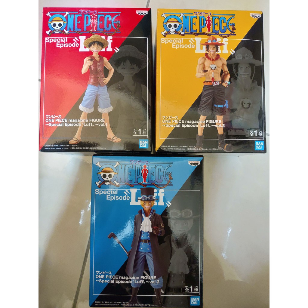三款一套白證代理海賊王航海王海賊王魯夫艾斯薩波雜誌特別篇敬酒篇舉杯三兄弟三款一套 蝦皮購物