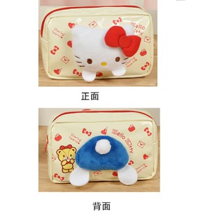 立體 Hello kitty 凱蒂貓 防水鉛筆原子筆色鉛筆文具 袋子 收納包 萬用袋 零錢包 拉鍊包包 ~恩恩購物城~