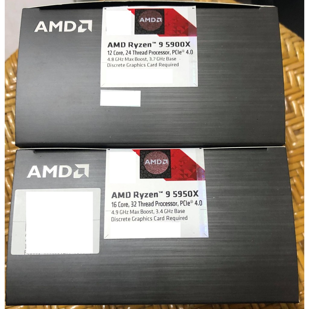 【現貨】AMD R9 5900X/R9 5950X CPU 中央處理器 台灣公司代理貨 3年保固