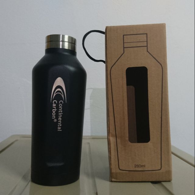 《股東會紀念品》造型隨手瓶 / 304不锈鋼保溫瓶/ 消光黑保溫瓶