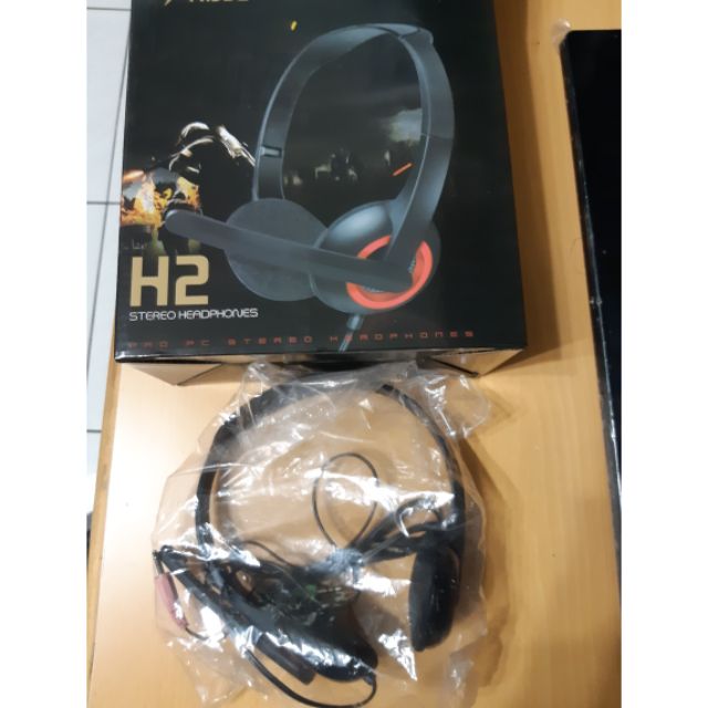 娃娃機 戰利品 MISDE H2 黑色 電腦耳機 有線耳機 耳罩式耳機 頭戴式耳機 附收納盒