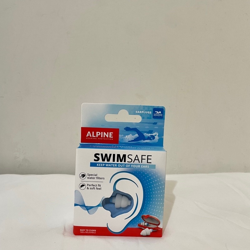 荷蘭 ALPINE SWIMSAFE 頂級游泳防水耳塞 附原廠膠囊盒