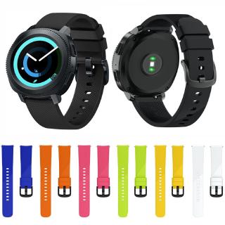 適用於Samsung Gear Sport錶20mm矽膠腕帶適用於20mm Smart Watch Gear矽膠錶帶