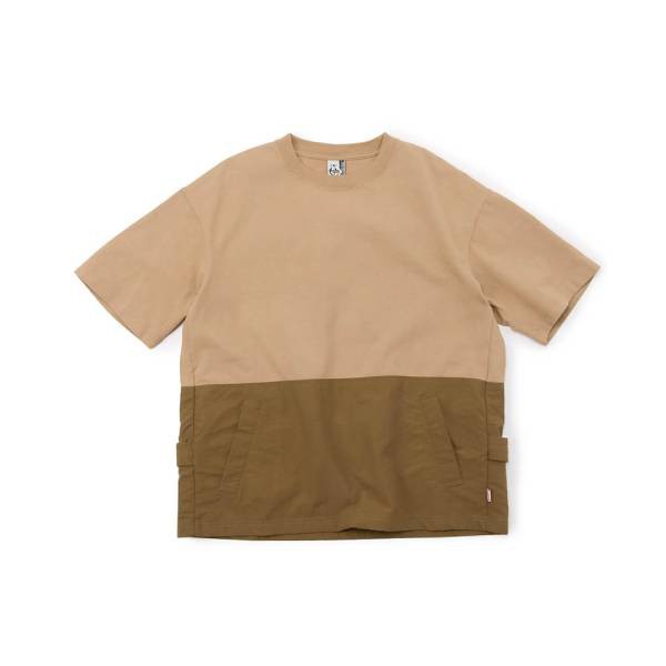 CHUMS HW Backside Utility Pocket 男 短袖T恤 米色 CH011842B052