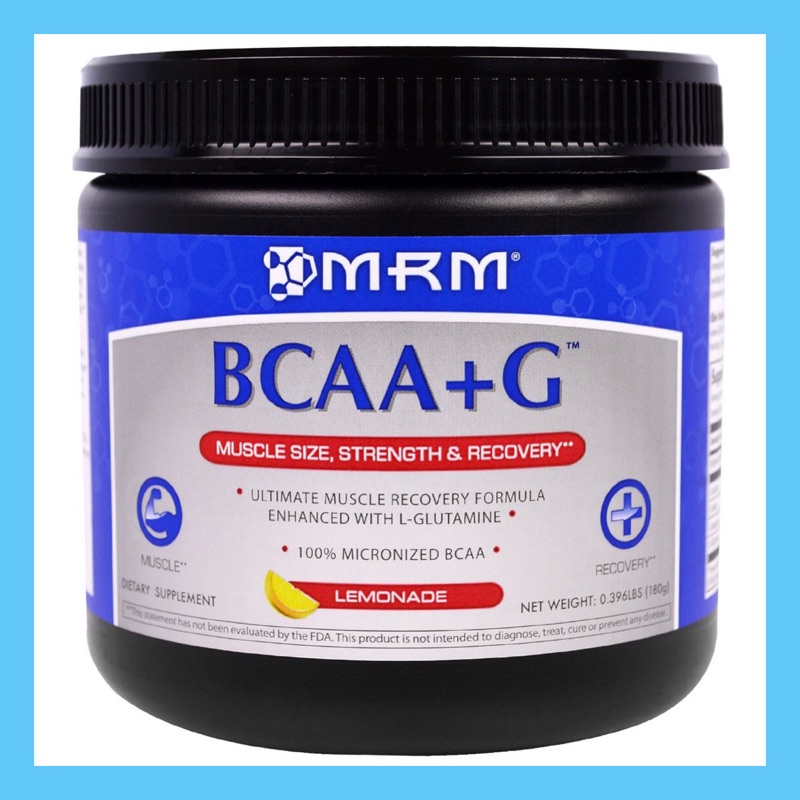 (一罐抵兩罐 BCAA +Glutamine超低特價‼️)大廠MRM 檸檬口味 支鏈胺基酸 加麩醯胺酸 非ON BSN