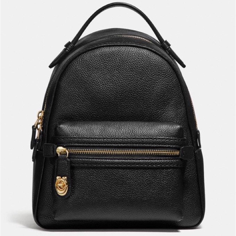 Coach campus backpack 23 黑 後背包 背包 女