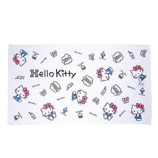 【PINK】Hello Kitty下午茶系列100%純棉大包巾/浴巾/大毛巾