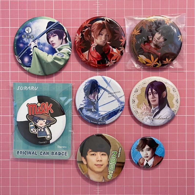 刀劍亂舞石切丸soraru 戰國basara 伊達政宗a3 神木坂雷尼江口拓也舞台劇真人徽章胸章扭蛋 蝦皮購物