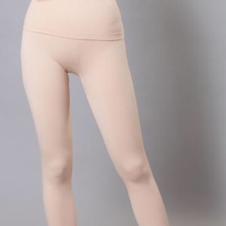 蒂巴蕾 厚地暖呼吸 silk touch絲觸感 Seamless 無縫保暖九分褲 -木漿棉 商品編號 BP5542