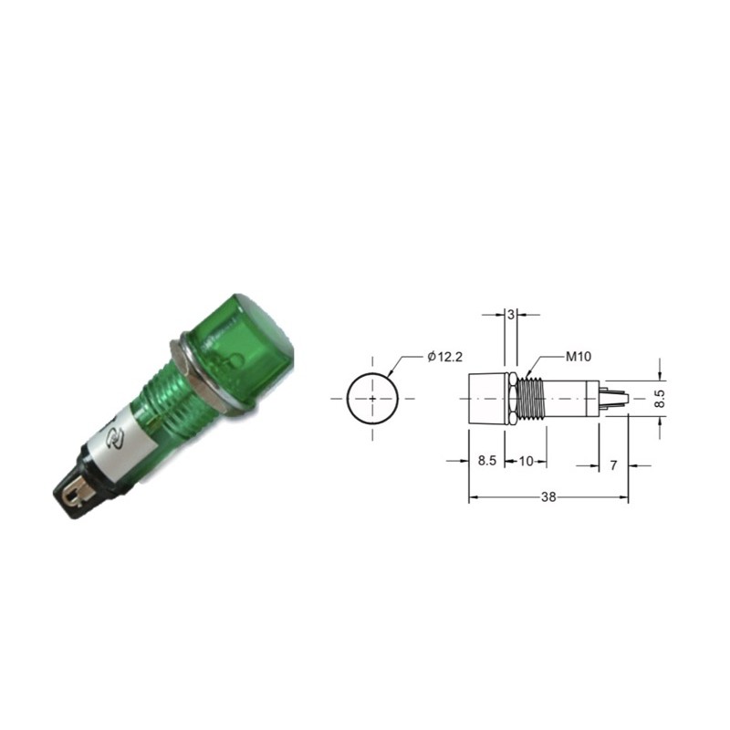 小丸型霓虹燈 12V / 24V / 110V / 220V