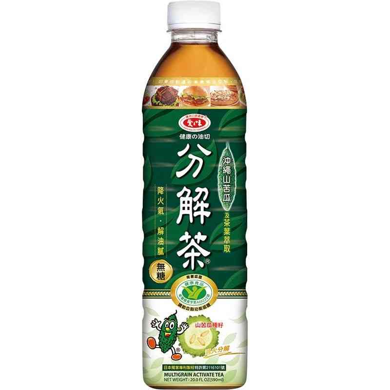 愛之味 油切分解茶 590ml x 24[箱購]【家樂福】