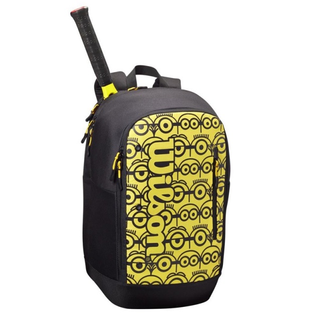 【威盛國際】「免運費」WILSON Minions Tour Backpack 小小兵聯名 背包 2支裝 網球拍袋