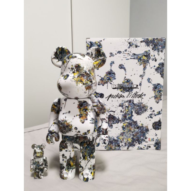 BE@RBRICK 500% 潑墨3代 全新