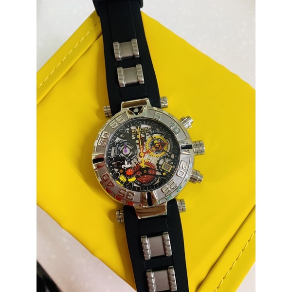 🇺🇸Invicta 15617 英威塔稀有迪士尼聯名限量版 米老 鼠 Disney Mickey鏤空三眼手錶