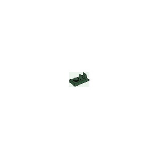 [樂磚庫] LEGO Null 平板 特殊型 深綠色 1x2 6326012