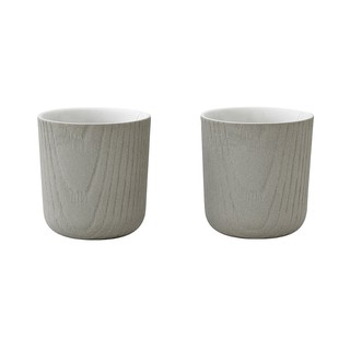 【TOAST】MU mini咖啡杯組 80ml(灰) 2入《WUZ屋子》水杯 茶杯 飲料杯 牛奶杯 果汁杯 陶瓷杯