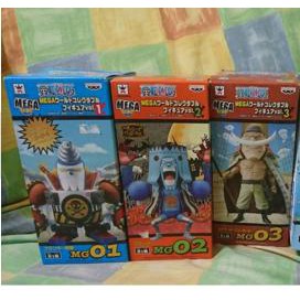 代理版 海賊王 景品 WCF MEGA 佛朗基將軍 科學怪人佛朗基.白鬍子