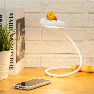 《現貨速出》infoThink 小熊維尼系列USB充電LED 飄飄雲燈 維尼雲燈 維尼檯燈 維尼LED任意彎飛碟燈 三眼