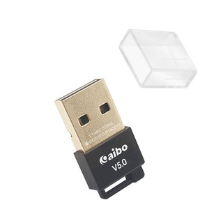 aibo 臺灣瑞昱晶片 USB藍芽V5.0傳輸器 附防塵蓋 藍芽傳輸 USB藍芽 現貨 廠商直送