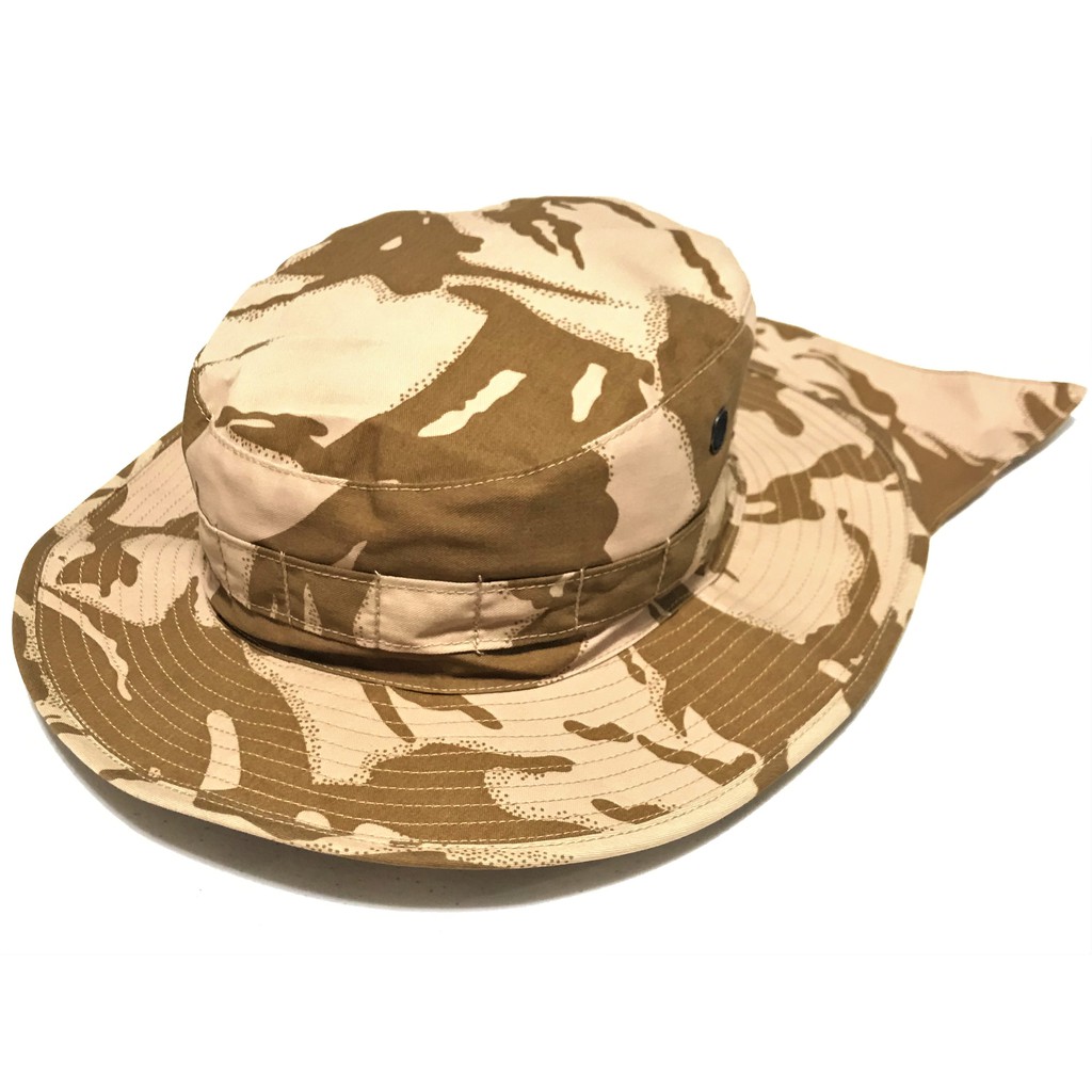 英軍公發 DPM 沙漠迷彩 闊邊帽 奔尼帽 長帽沿款 全新