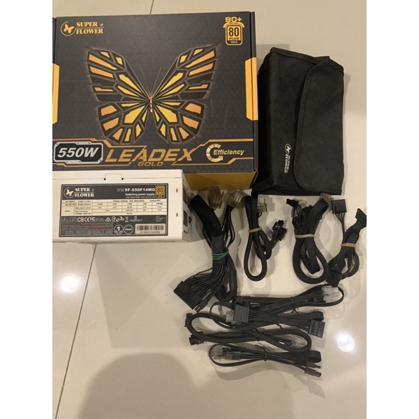 二手 振華leadex gold 550w 金牌 全模組 冰山蝴蝶 650w power psu