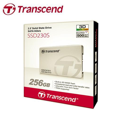 Transcend 創見 2.5吋 SATA3 SSD230S / 256G 固態硬碟