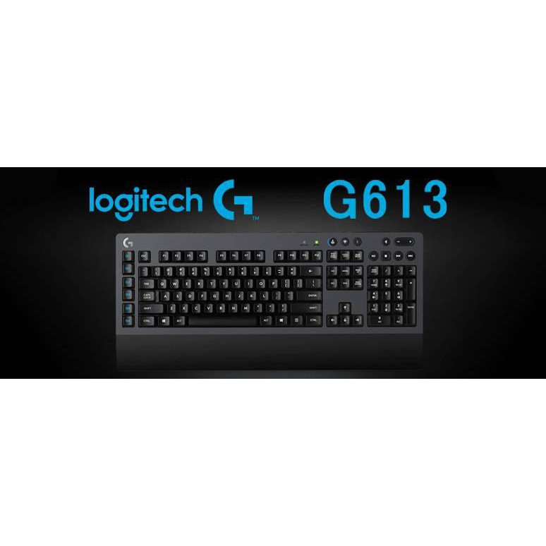 Logitech 羅技 G613 無線 機械式 電競鍵盤/ LIGHTSPEED無線技術/ ROMER-G/自訂功能