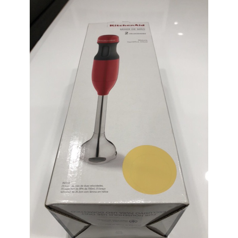 KitchenAid 手持攪拌機(黃）全新品